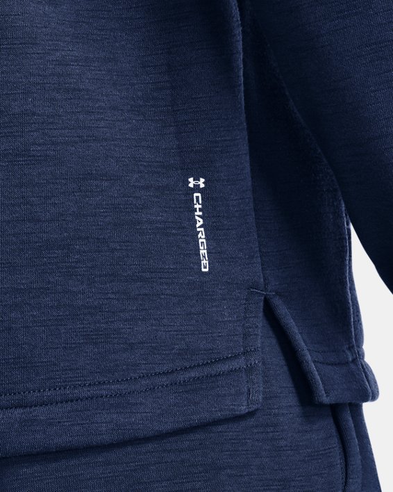 เสื้อฮู้ด Project Rock Charged Cotton® Fleece สำหรับผู้ชาย, Blue, pdpMainDesktop image number 3